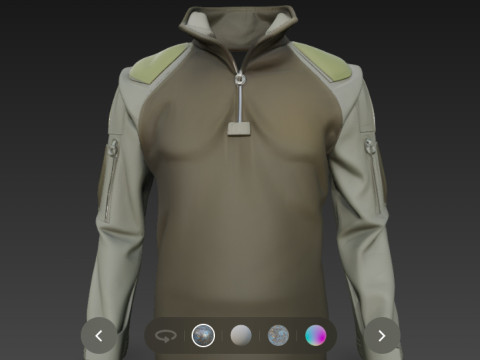 tactical military clothing 3D 모델