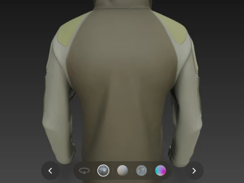 tactical military clothing 3D Model