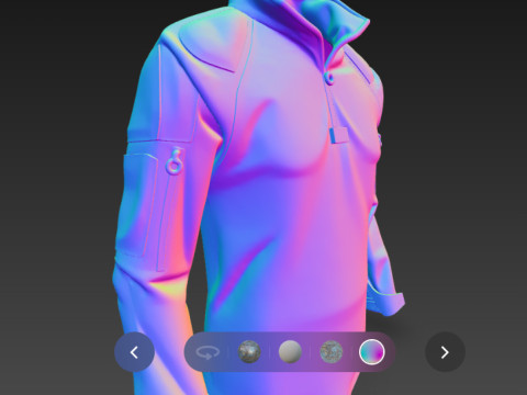 tactical military clothing 3D 모델