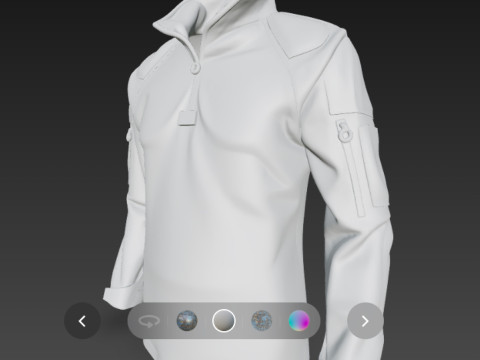 tactical military clothing 3D 모델