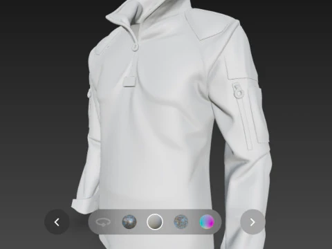 tactical military clothing 3D Model