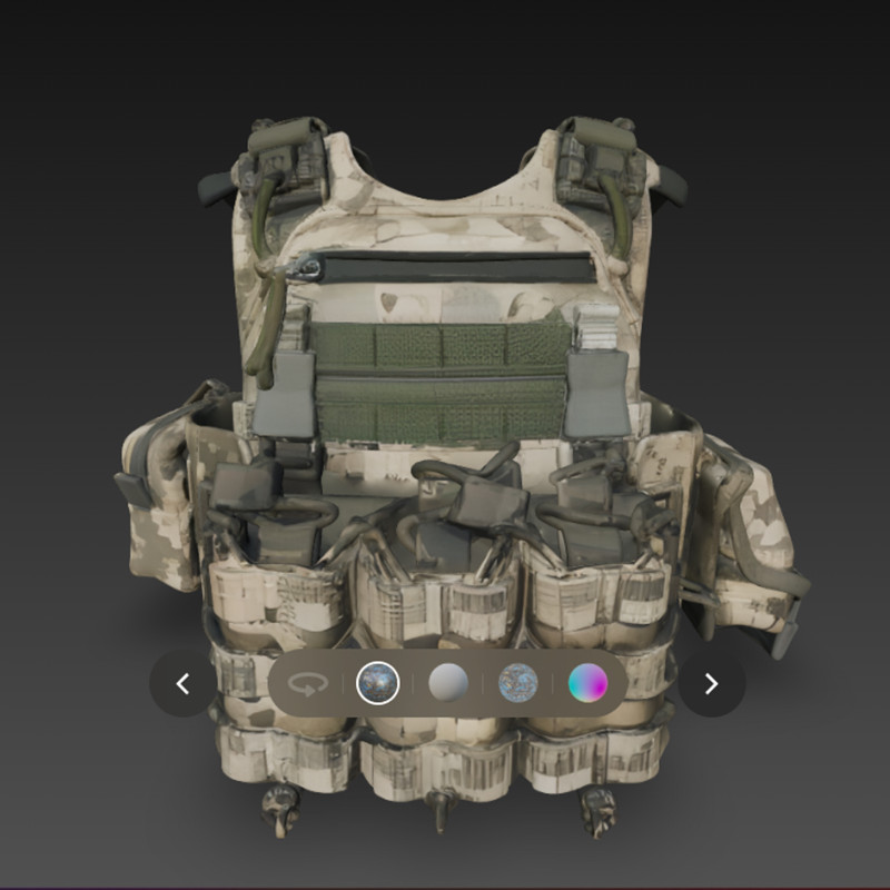 Military armor 3D 模型 .c4d .max .obj .3ds .fbx .stl .blend 