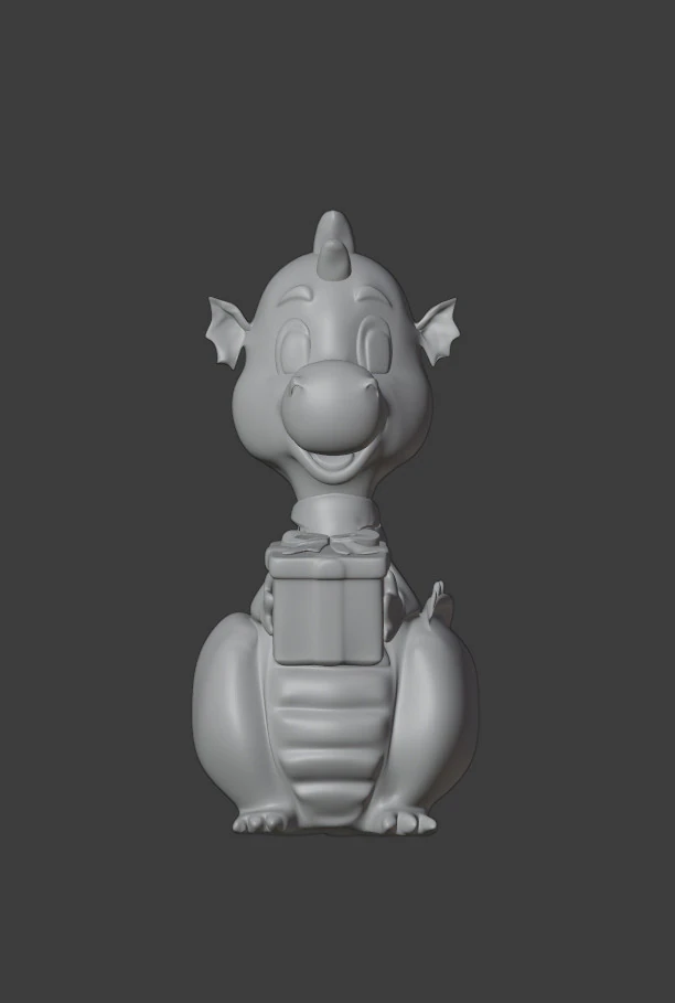 Dragon 3D Print Model .c4d .max .obj .3ds .fbx .stl .blend 