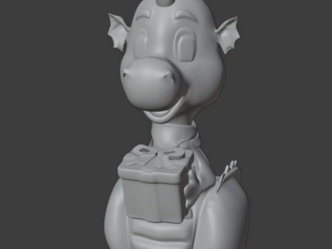 Dragon 3D Print Model