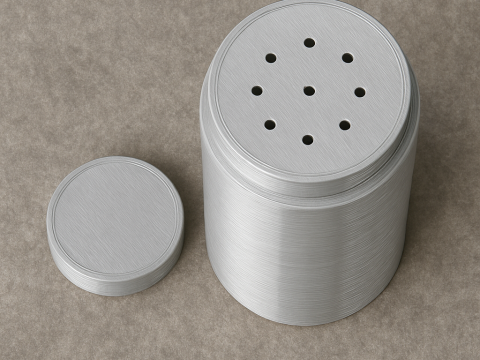 Salt Shaker Pepper Turmeric Paprika Shaker Modèles 3D en vedette