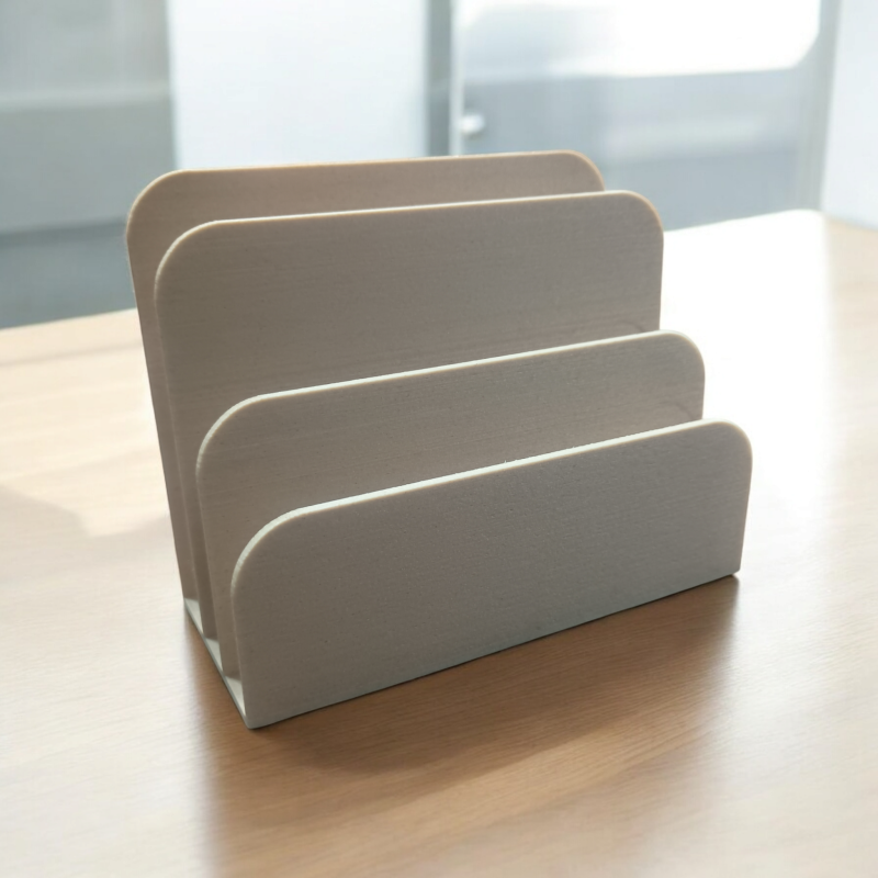 Desktop Paper Organizer Paper holder 3Dプリントモデル .c4d .max .obj .3ds .fbx .stl .blend 