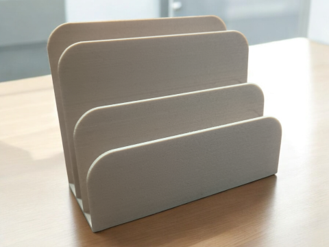 Desktop Paper Organizer Paper holder Modèles 3D en vedette