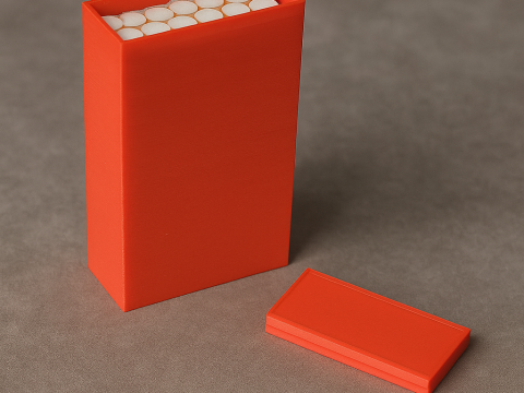 3D Case for 20 Cigarette Pack 3D Print Model