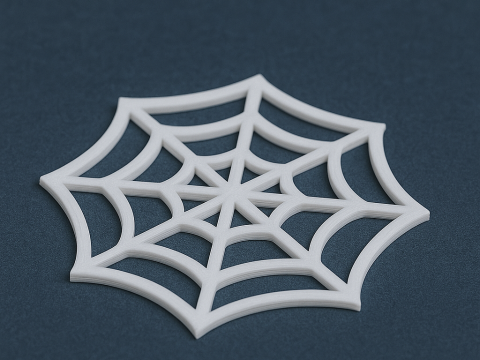 Posavasos de telaraña de Halloween Modelo de impresión 3D
