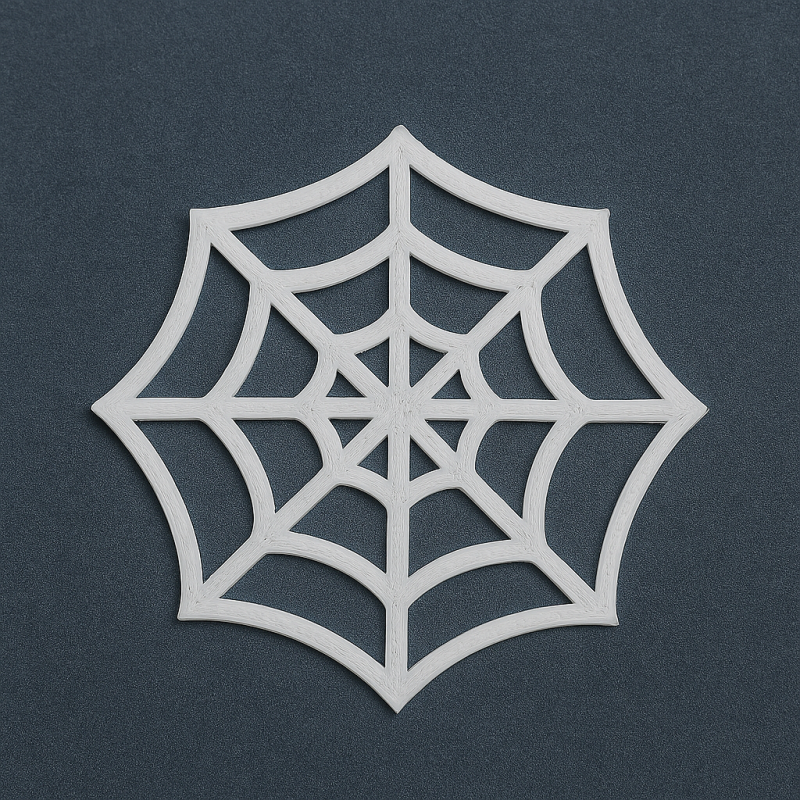 Posavasos de telaraña de Halloween Modelo de impresión 3D .c4d .max .obj .3ds .fbx .stl .blend