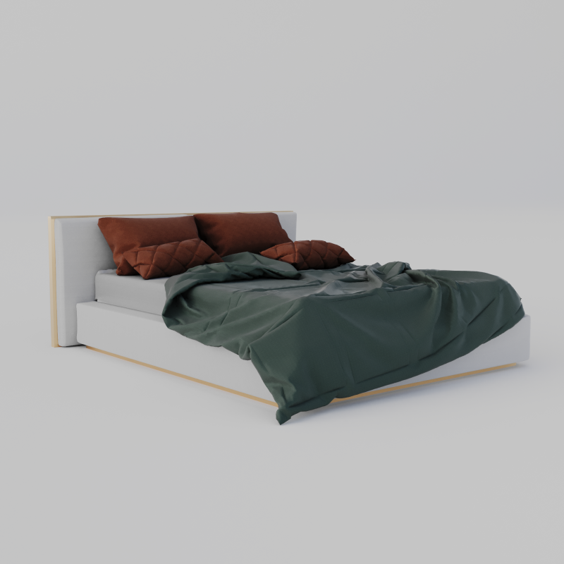 BedModel01 Modelo 3D .c4d .max .obj .3ds .fbx .stl .blend