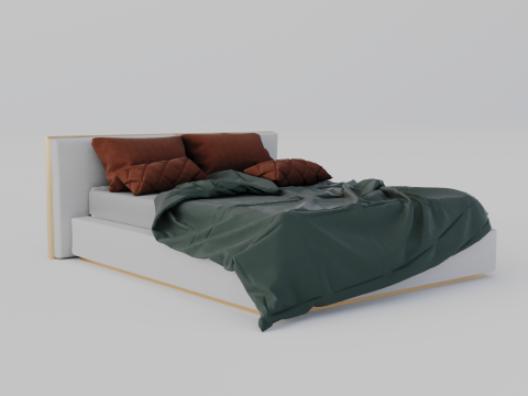 BedModel01 3D मॉडल