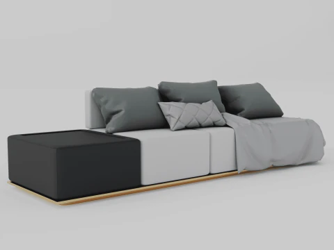 Divano Modello 01 Modello 3D