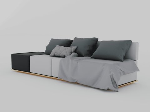 Sofa Model 01 3D Модель