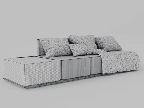 Sof&aacute; Modelo 01 Modelo 3D