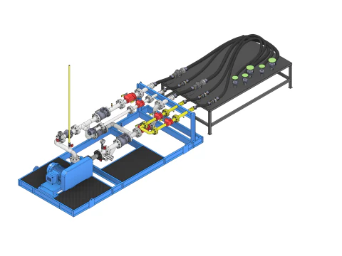 LPG 이송 모듈 3D 모델