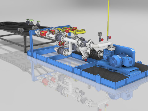 LPG TRANSFER MODULE 3D Model