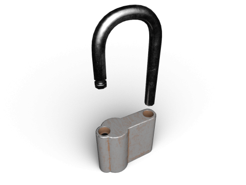 Padlock Modello 3D
