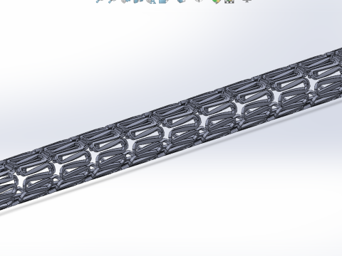 Hybrid Stent-Heart 3D Model