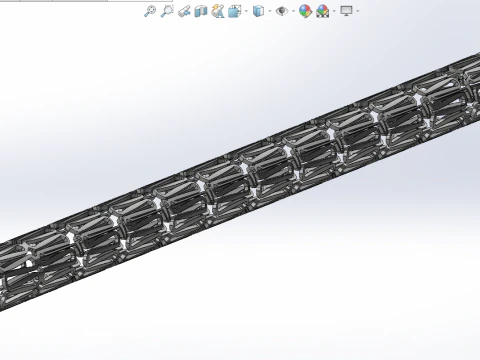 Hybrid Stent-Heart 3D Model