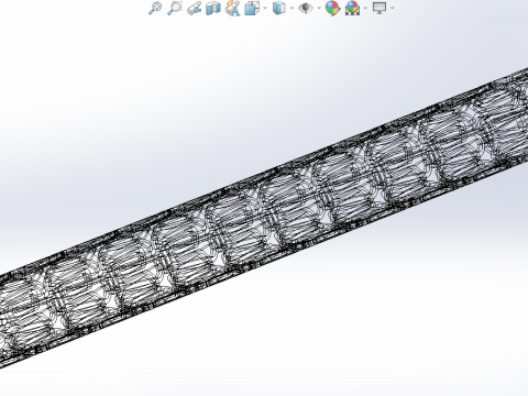 Hybrid Stent-Heart Model 3D