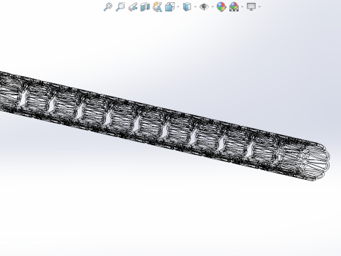 Hybrid Stent-Heart Model 3D