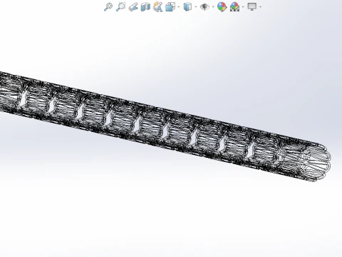 Hybrid Stent-Heart 3D Model