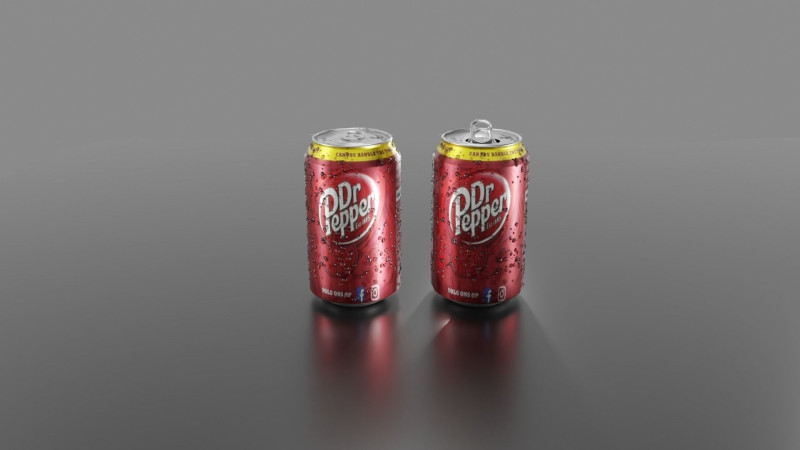 Soda Can with droplets Modèle 3D .c4d .max .obj .3ds .fbx .stl .blend 