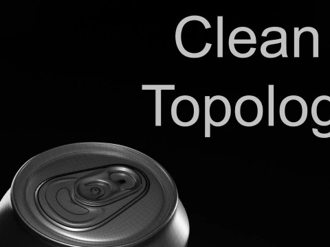 Soda Can with droplets 3D Model