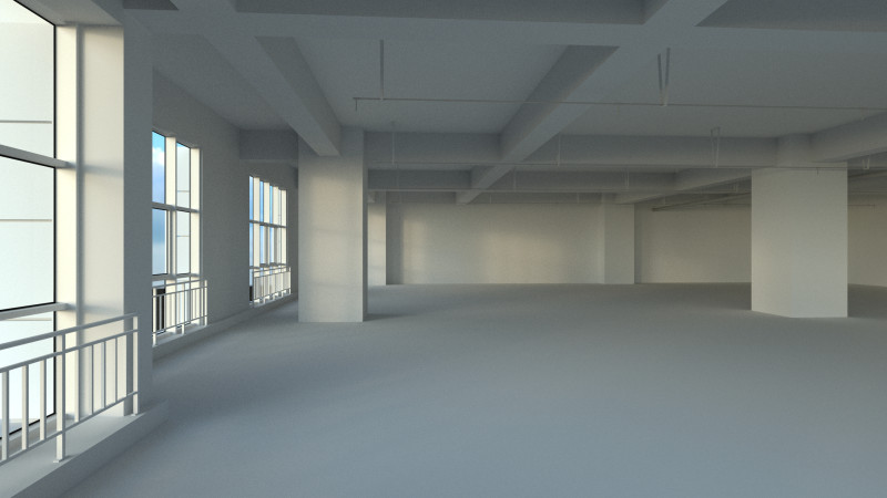 Office space 3D Model .c4d .max .obj .3ds .fbx .stl .blend