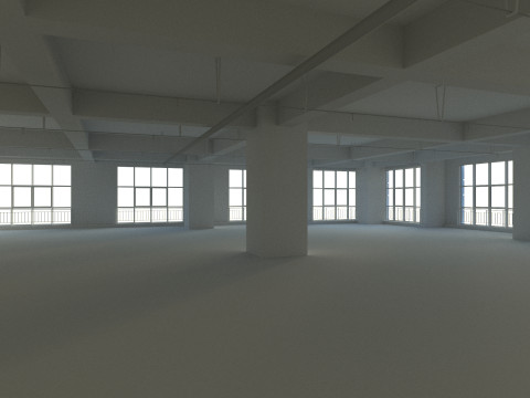 Office space 3D Model