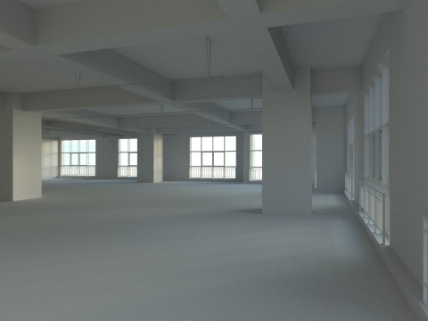 Office space 3D Model