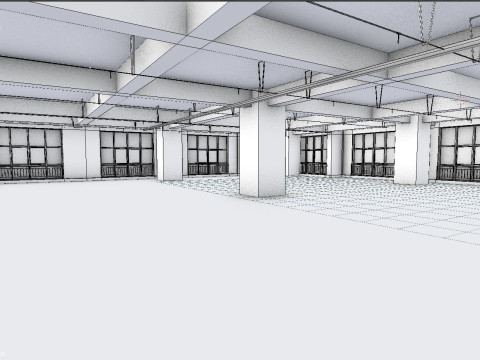 Office space 3D Model