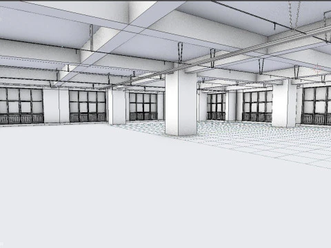 Office space 3D Model
