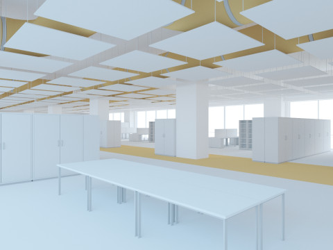 Office space 2 Model 3D