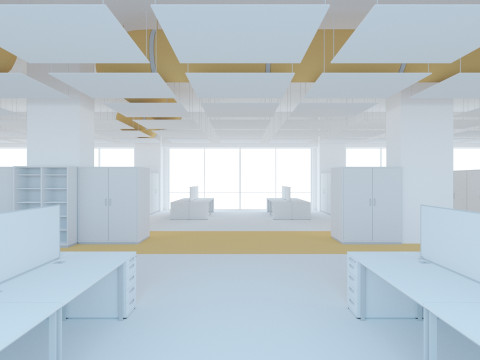 Office space 2 Model 3D