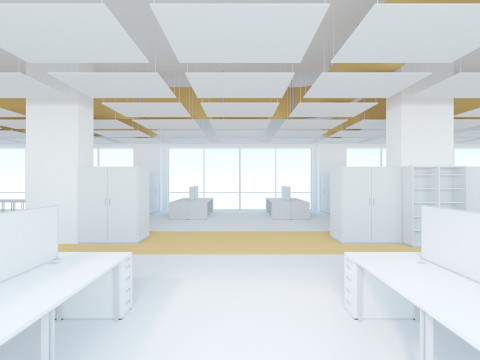 Office space 2 Model 3D