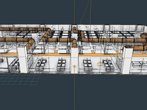 Office space 2 3D Model