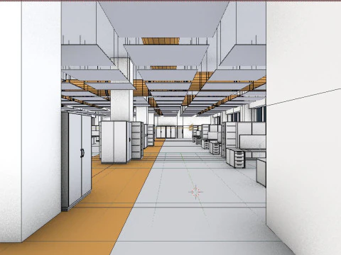 Office space 2 3D Model