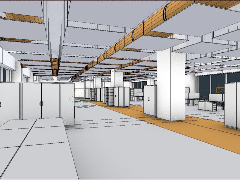 Office space 2 Model 3D