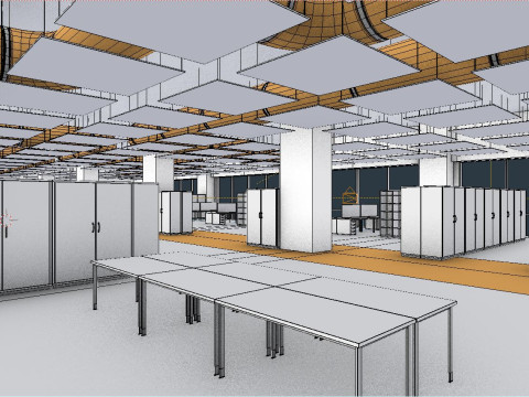 Office space 2 Model 3D