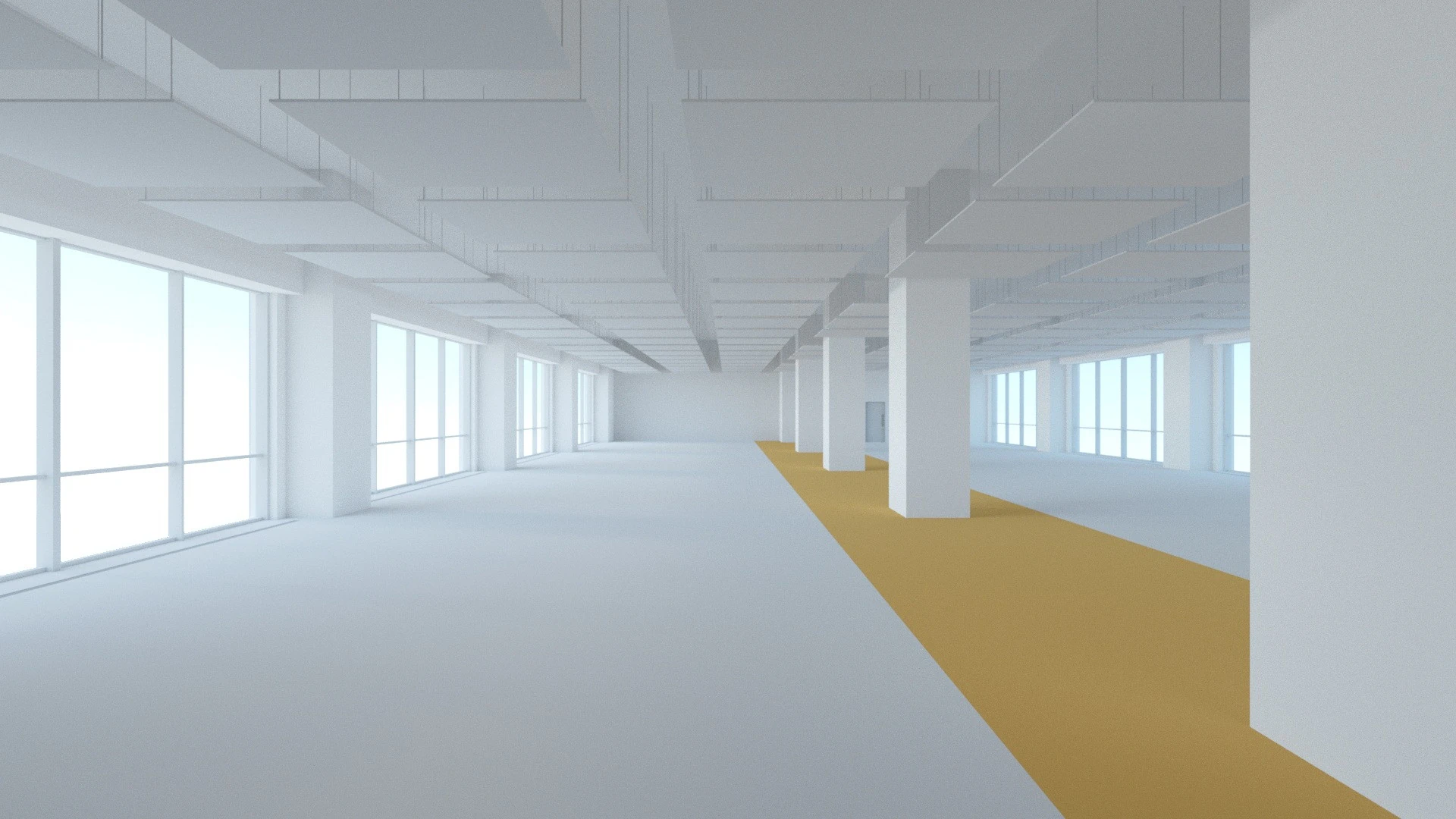 Office space 2b 3D Model .c4d .max .obj .3ds .fbx .stl .blend 