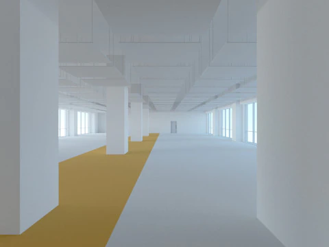 Office space 2b 3D Model