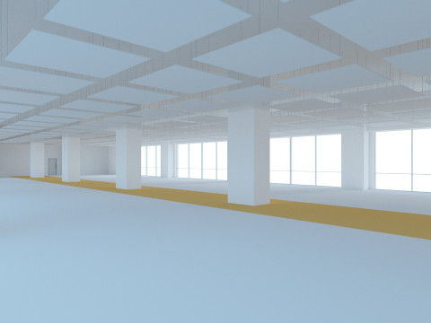 Office space 2b 3D मॉडल