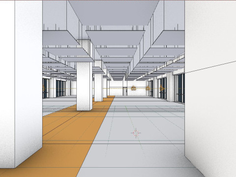Office space 2b 3D मॉडल
