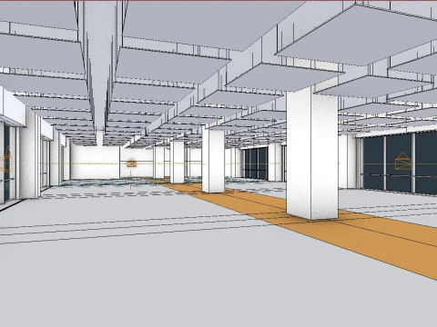 Office space 2b 3D Model