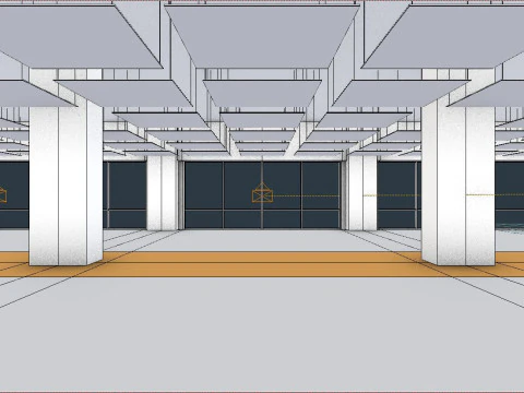Office space 2b 3D Model