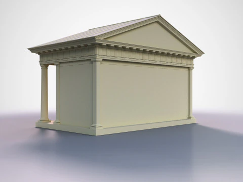Doric Temple 3D Model