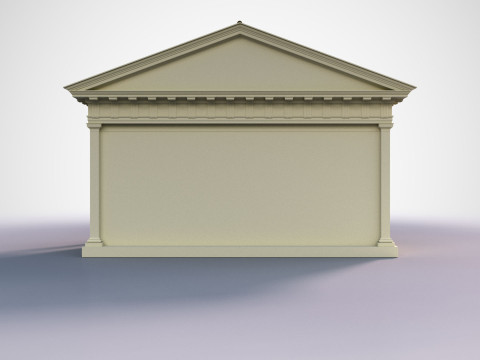 Doric Temple 3D 모델