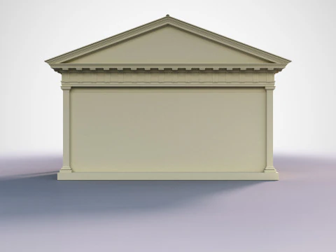 Doric Temple 3D Model
